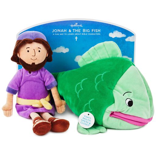 Jonah and the Big Fish Stuffed Doll Set, 