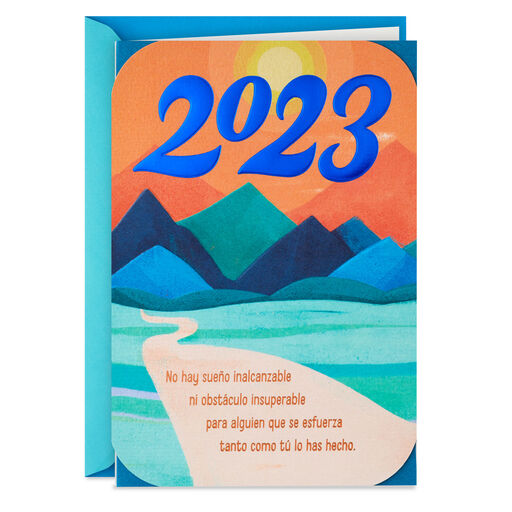No Dream Too Big Spanish-Language 2023 Graduation Card, 