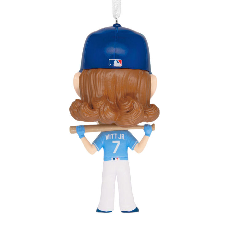 Royals Bobby Witt Bobblehead Christmas Ornament back image number 6