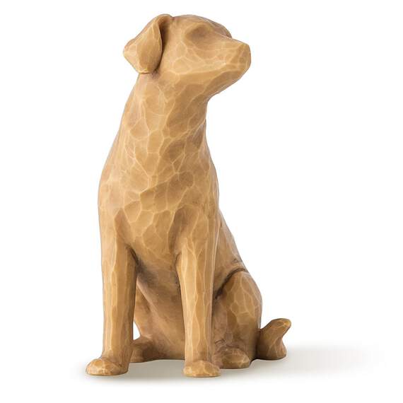 Willow Tree® Love My Dog Figurine, Blonde