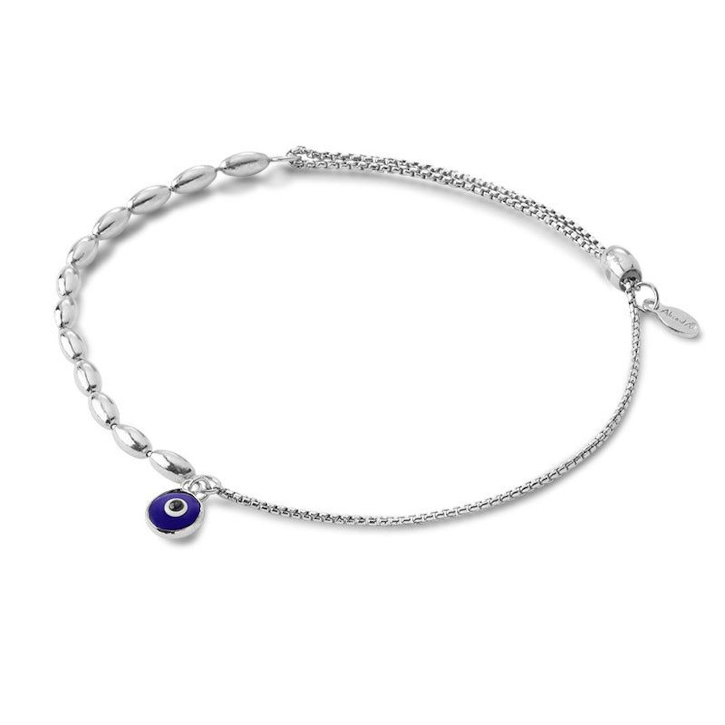 Alex And Ani Evil Eye Pull Chain Bracelet upclose view image number 2