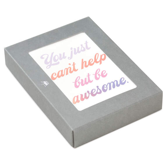You Can't Help But Be Awesome Boxed Blank Note Cards Multipack, Pack of 10