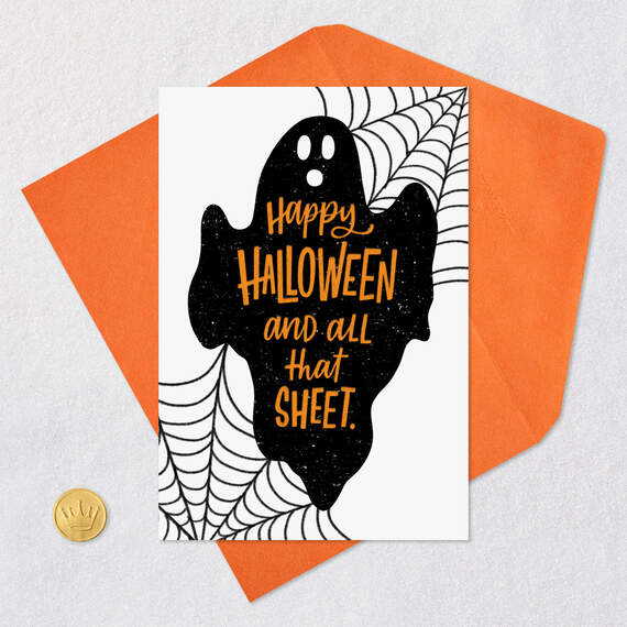 All That Sheet Funny Halloween Card, , large image number 5