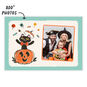 Black Cat in Pumpkin Personalized Halloween Card Card Front indicating personalization image number 2