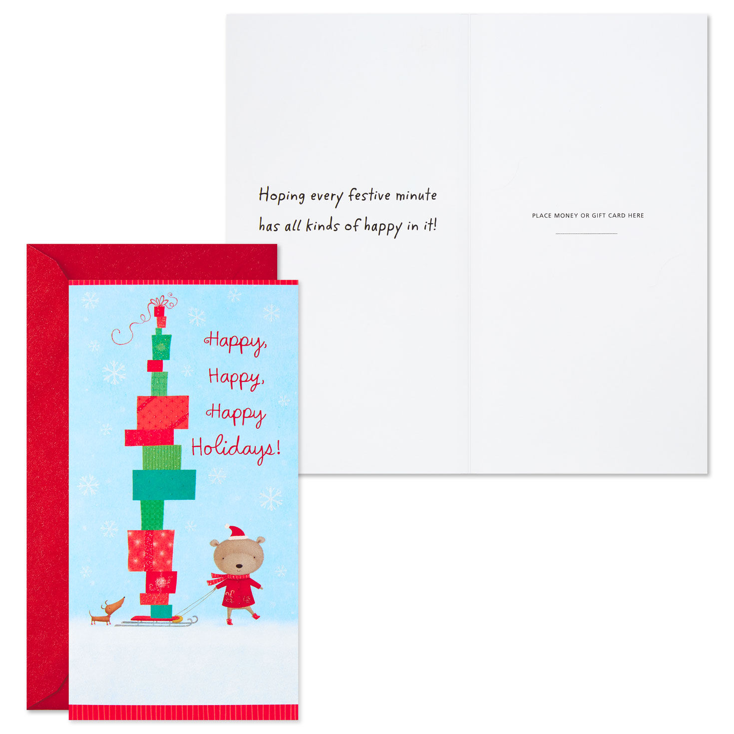 Every Happy Minute Money Holder Christmas Cards, Pack of 10, , large image number 2