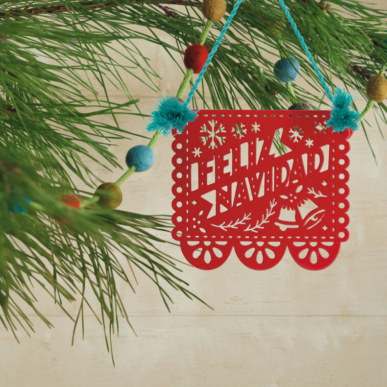 Vida Papel Picado Metal Hallmark Ornament, , large image number 2