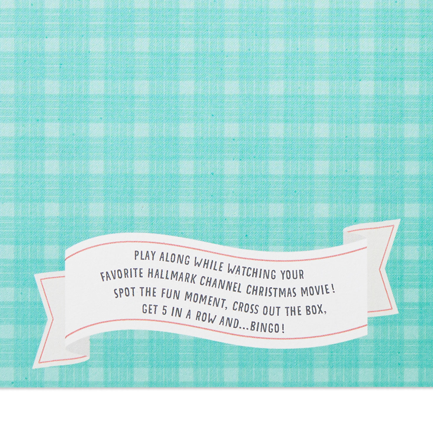 Red Plaid Hallmark Channel Movie Bingo Card Pack scripture image number 4