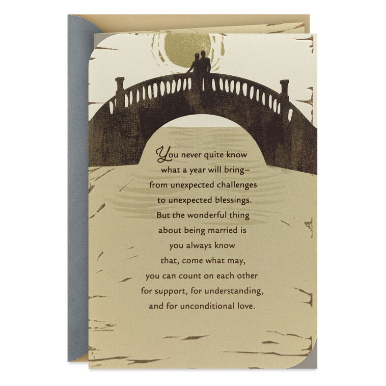 Every Memory and New Adventure Anniversary Card for Couple