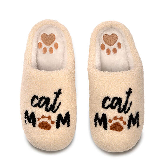 Living Royal Cat Mom Cozy Slippers, , large image number 1