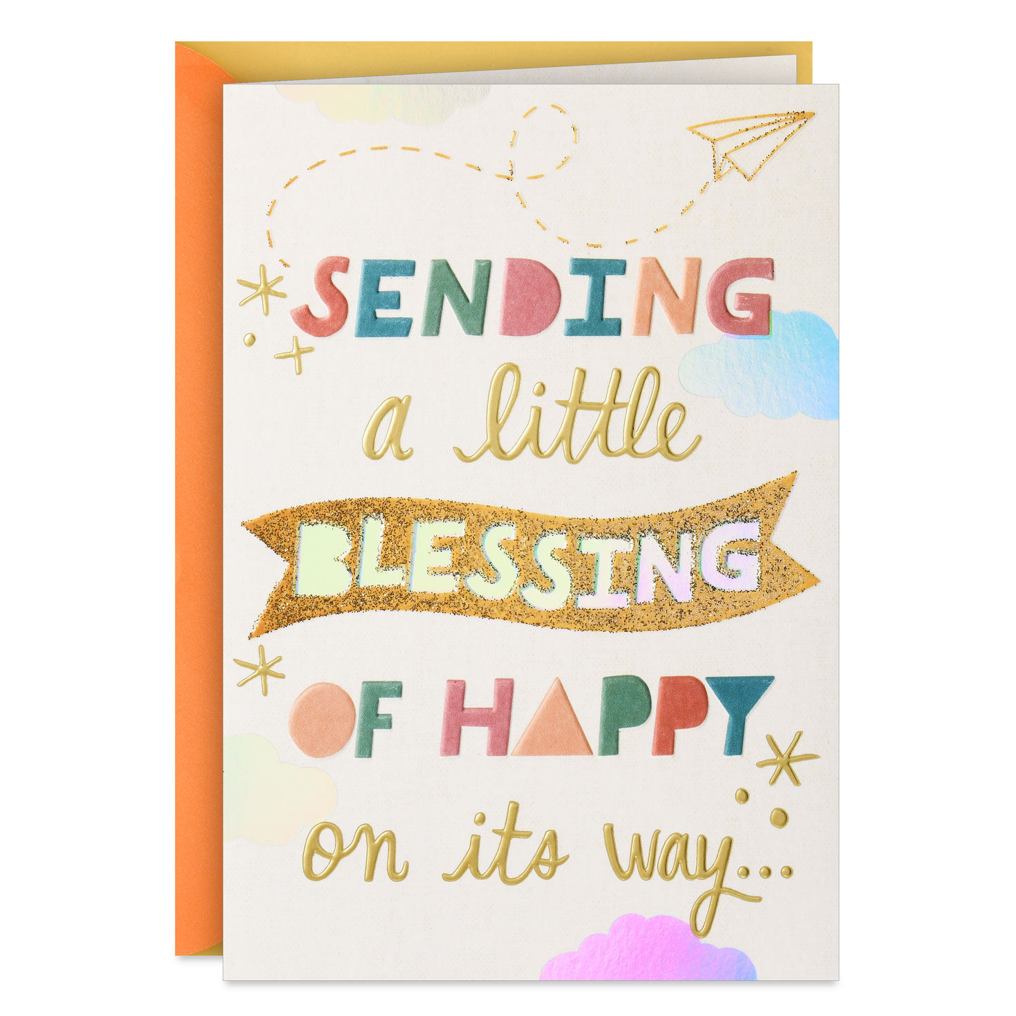 A Little Blessing of Happy Religious Thinking of You Card