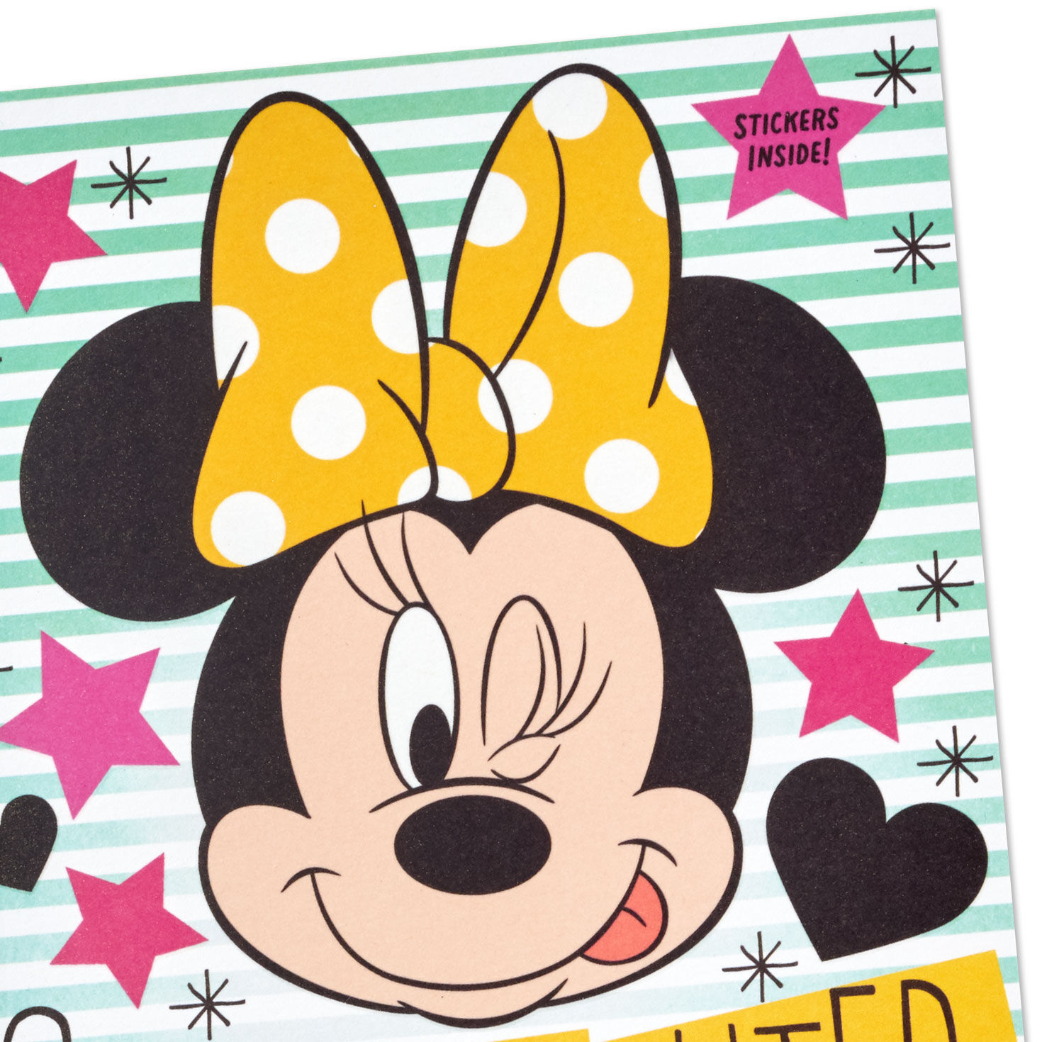 Disney Minnie Mouse Birthday Card for Granddaughter With Stickers for only USD 4.59 | Hallmark