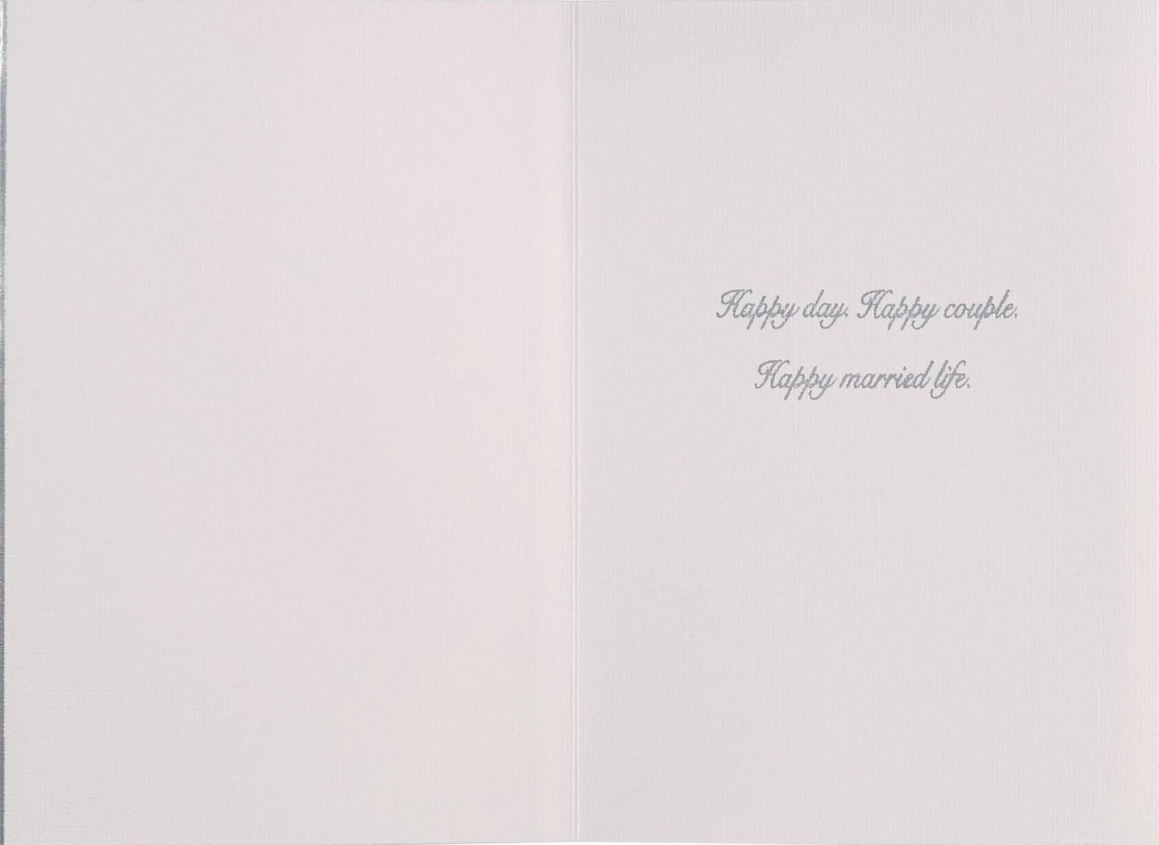 Tux and Dress Wedding Card