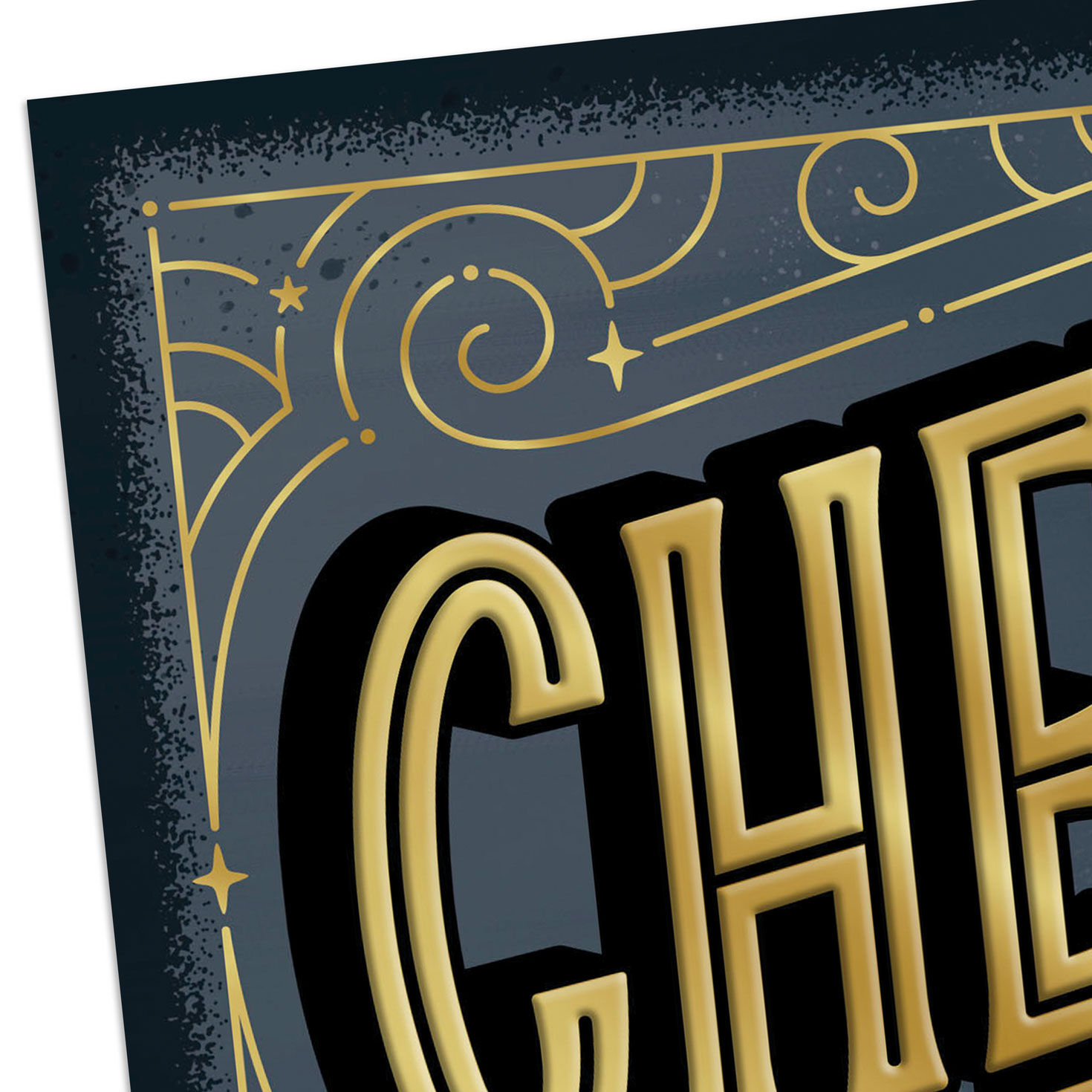 Art Deco Cheers to 2026 New Year Card Card Front Detail image number 4