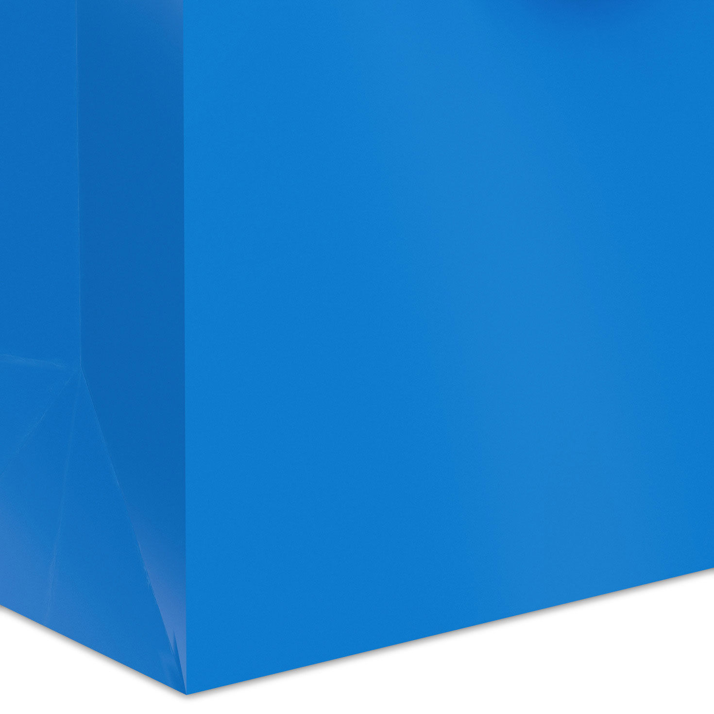 Medium Royal Blue Gift Bag Base/Side Detail image number 5