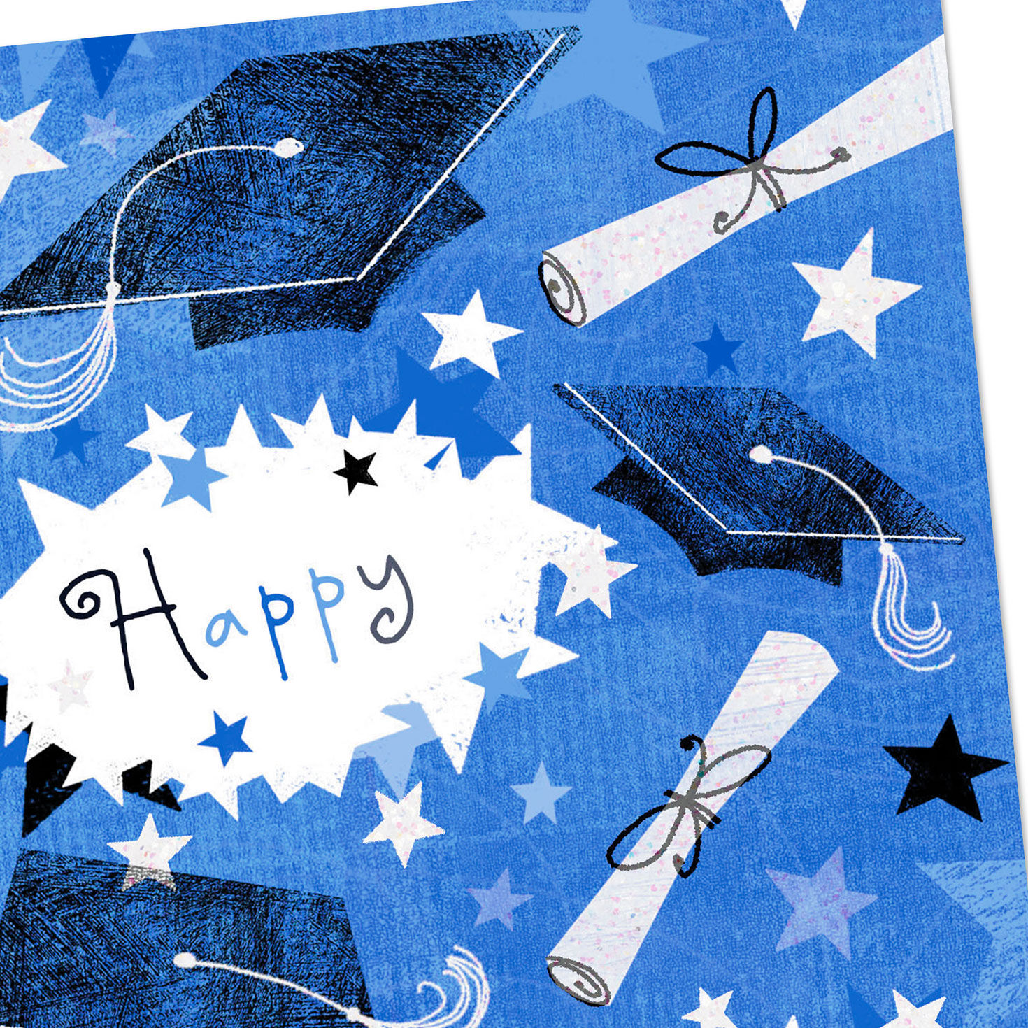 Mortarboards and Diplomas Graduation Gift Card Holder  image number 6