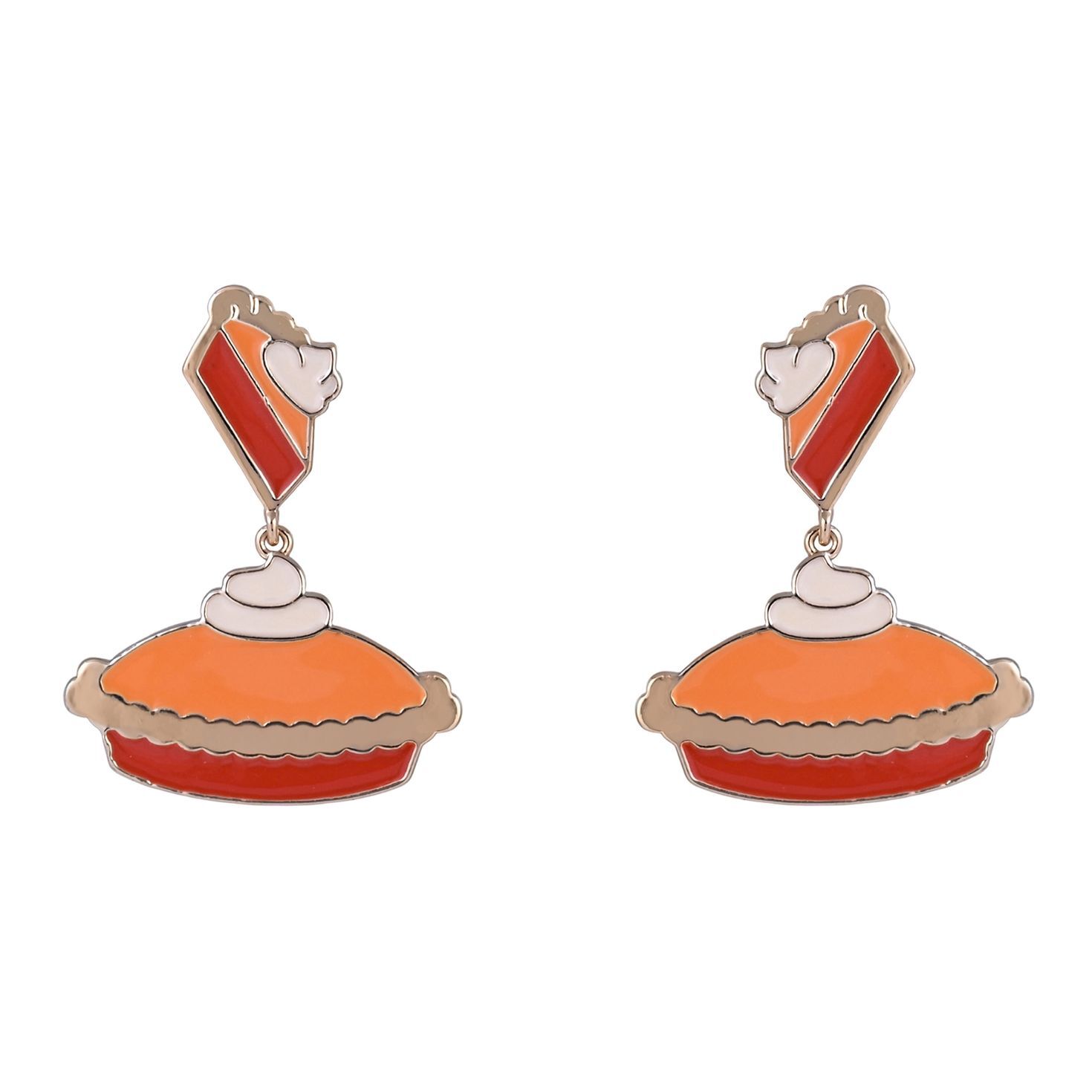 Pumpkin Pie Drop Earrings front image number 3