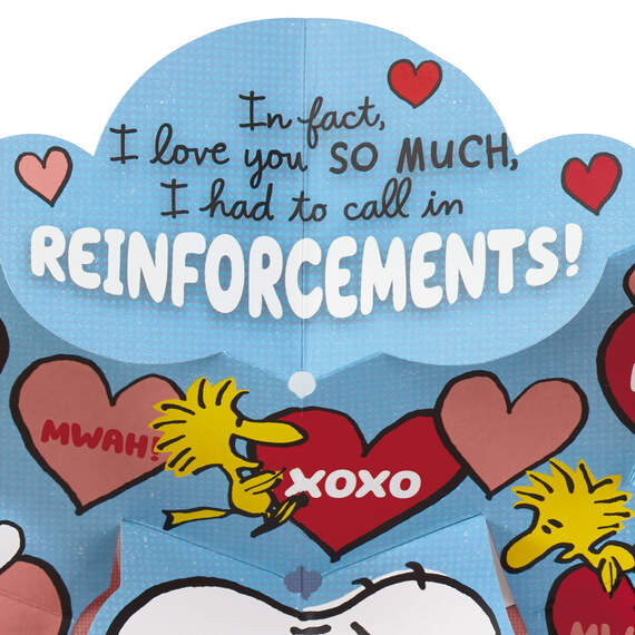 Peanuts® Snoopy For a Lovable Son Pop-Up Valentine's Day Card, , large image number 2