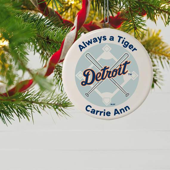 Detroit Tigers™ Personalized Ceramic Ornament, , large image number 2