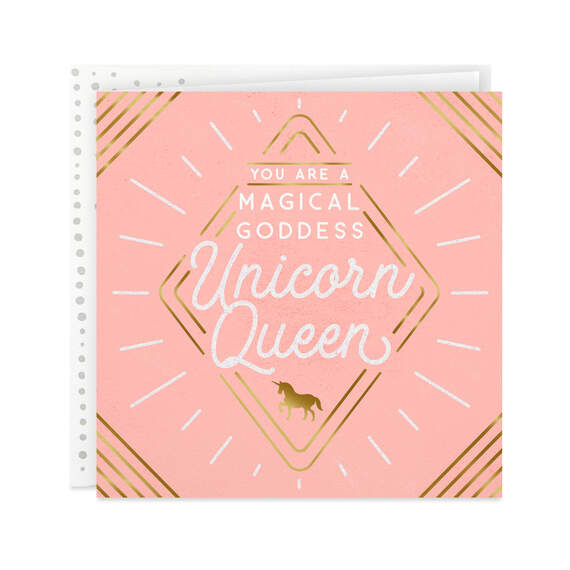You Are a Unicorn Queen Card, , large image number 1