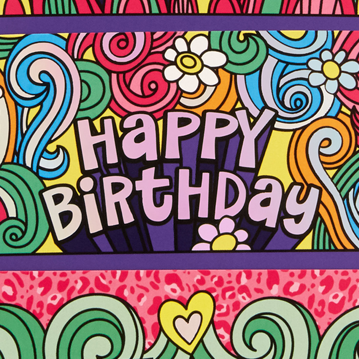 Colorful Cake Pop-Up Musical Birthday Card Sentiment image number 4