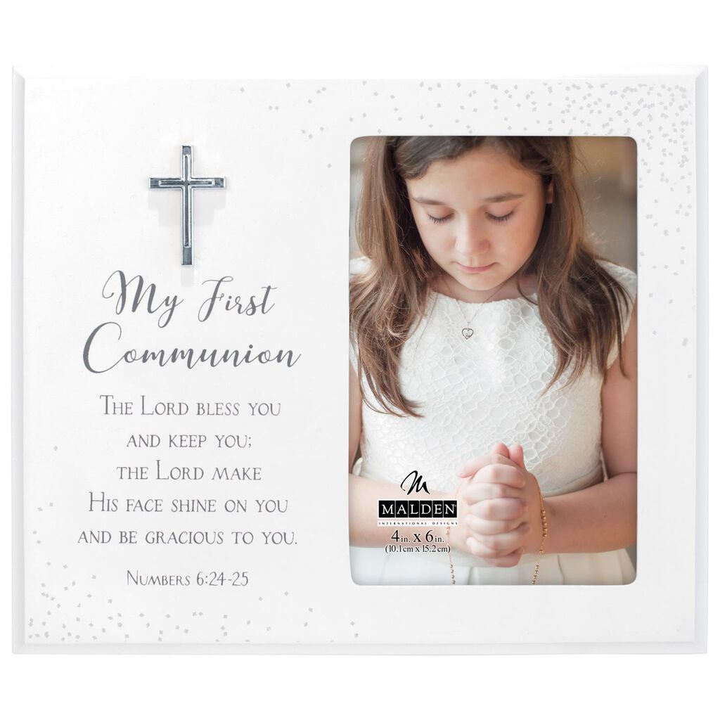 My First Communion Wood Picture Frame 4x6