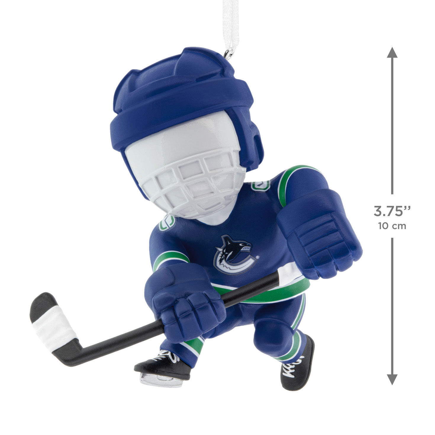 Vancouver Canucks Hockey Player Christmas Ornament measurement image number 3