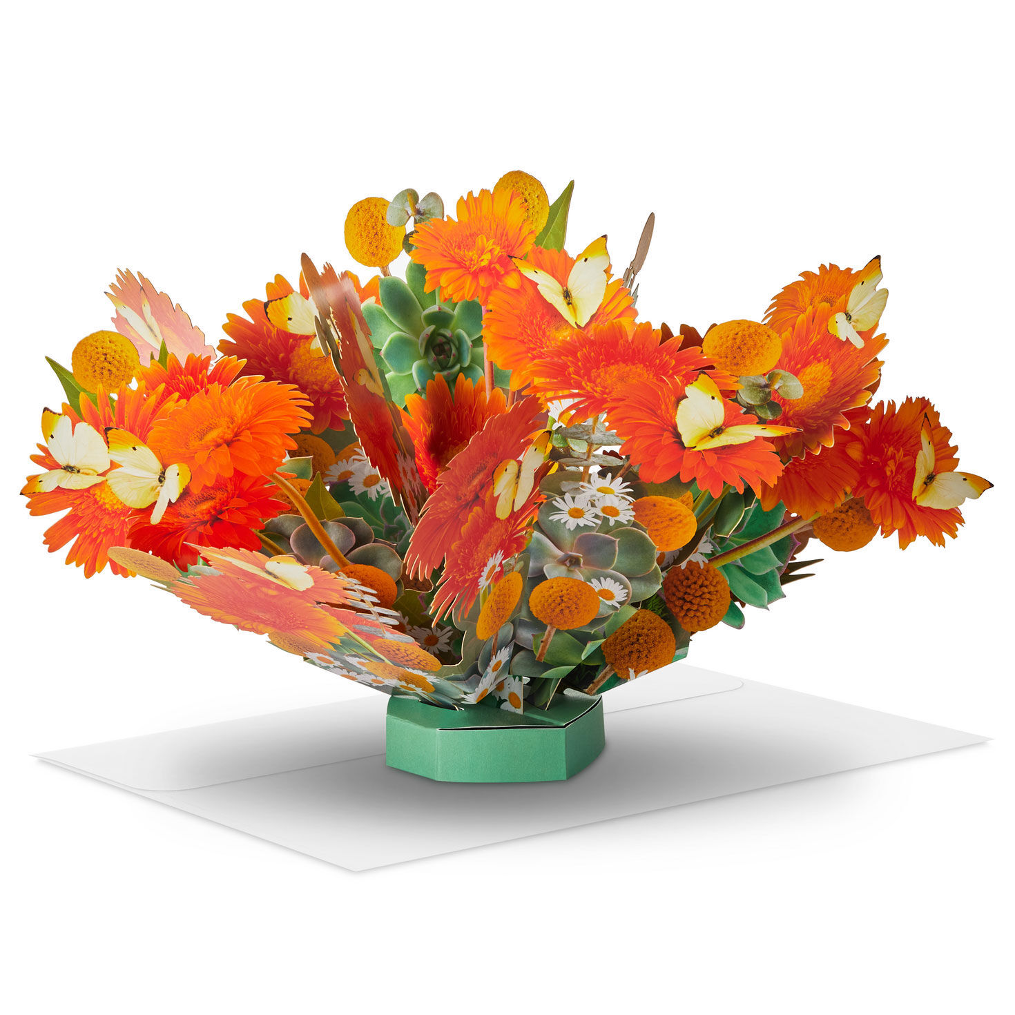 Build-a-Bouquet Butterflies and Daisies Pop-Up Paper Flowers