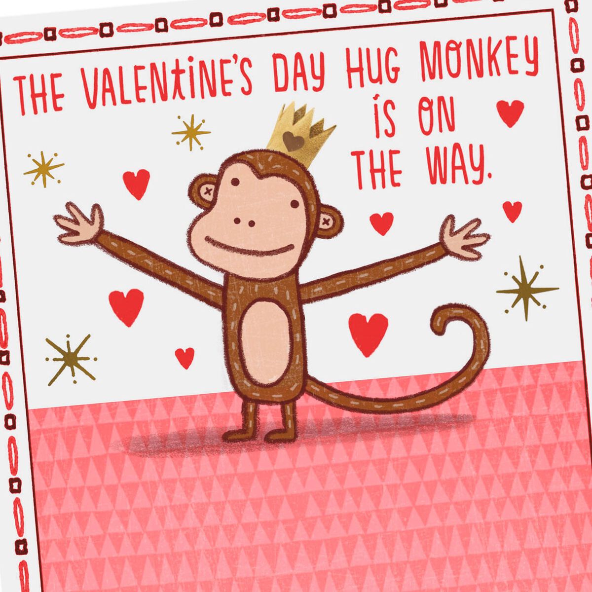 Hug Monkey Valentine's Day Card Greeting Cards Hallmark