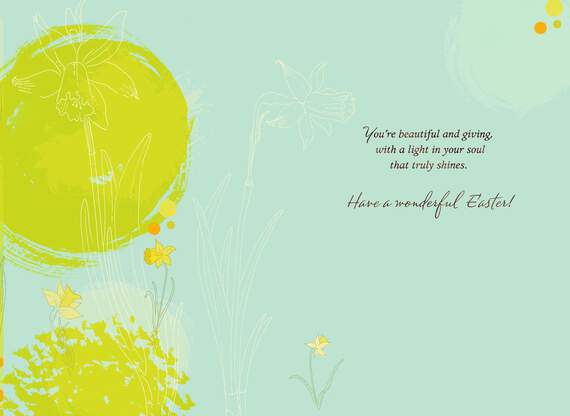 Daffodils Easter Card for Goddaughter, , large image number 2
