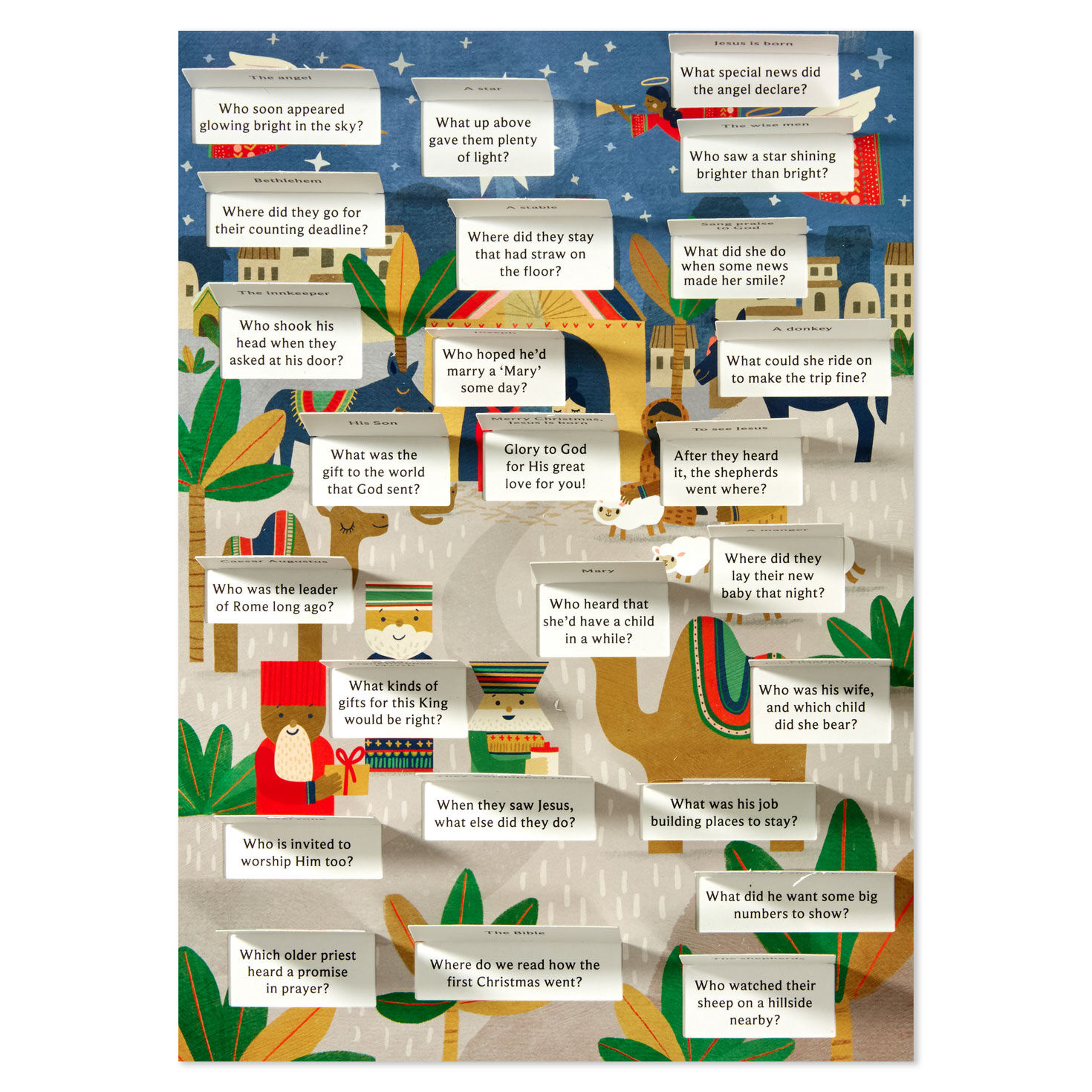 Nativity Scene Religious Advent Calendar for only USD 5.99 | Hallmark