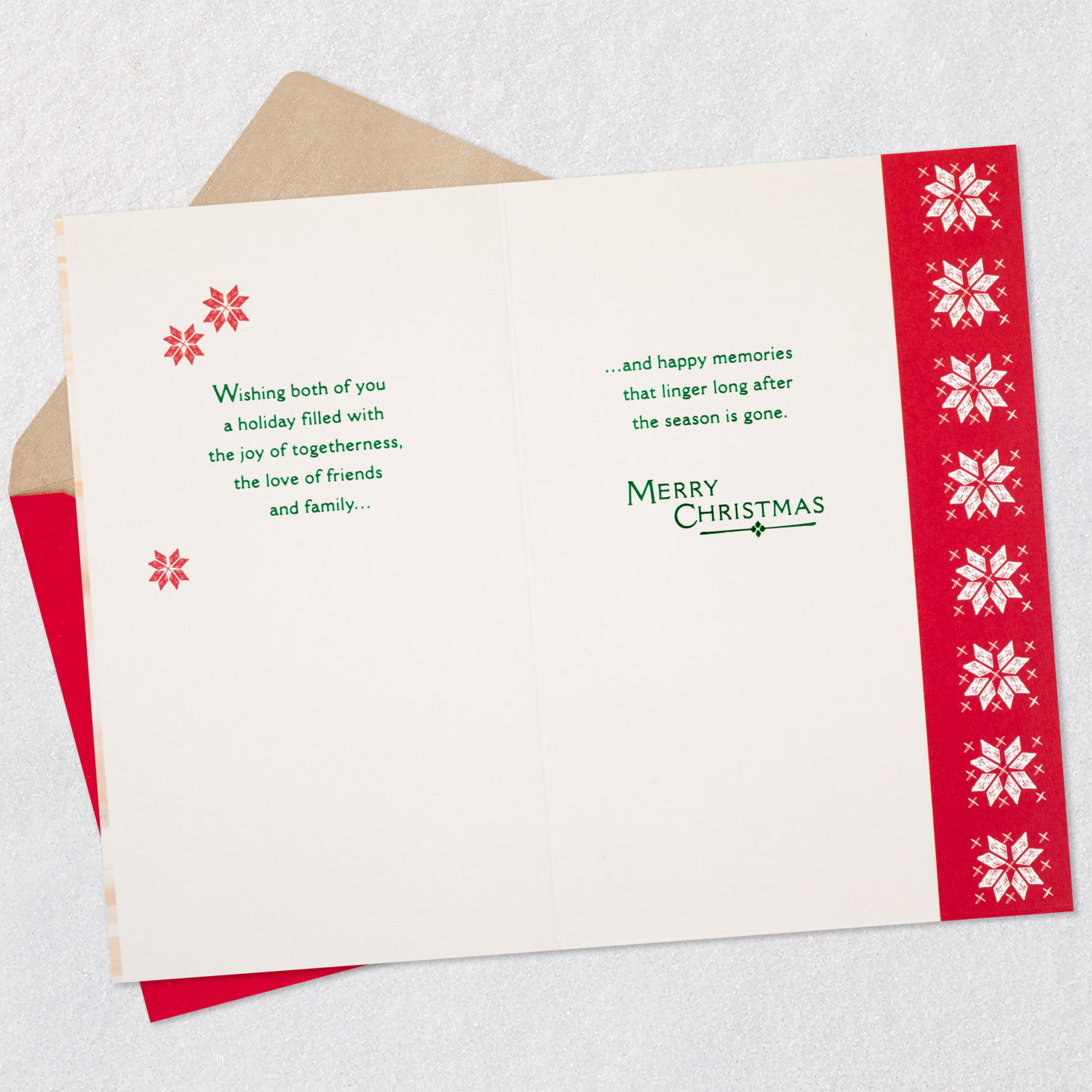 Joy, Love and Memories Christmas Card for Brother and Sister-in-Law, , large image number 4