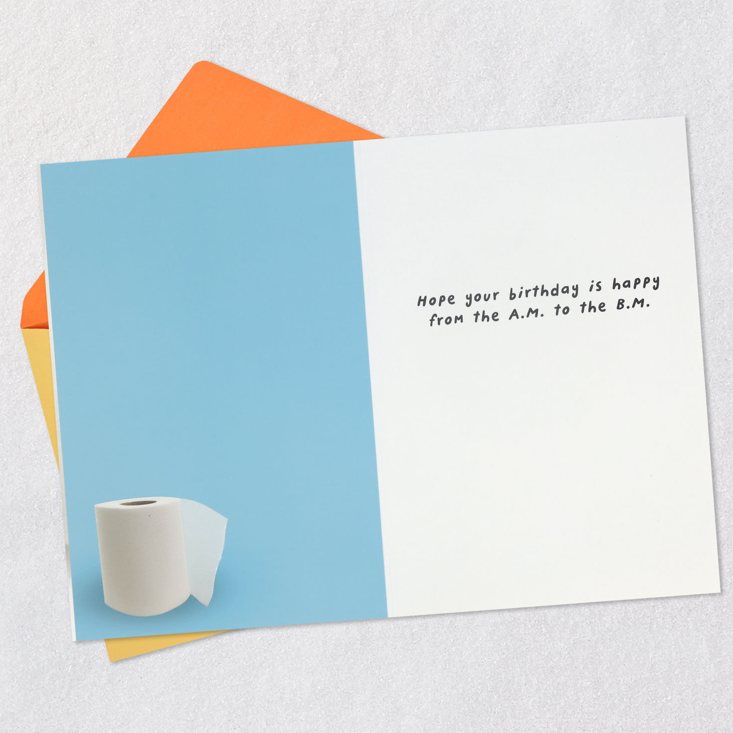 Happy from A.M. to B.M. Funny Birthday Card for only USD 5.99 | Hallmark