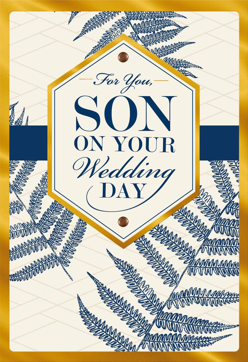 Love and Pride Wedding Card for Son