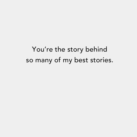 You're the Story Behind My Best Stories Friendship Card, , large image number 2