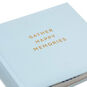Blue and Gold Happy Memories 2-Up Photo Album closeup view image number 5
