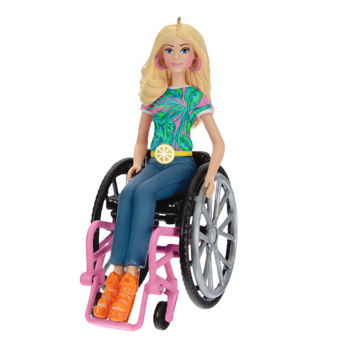 Barbie™ Fashionista With Wheelchair Ornament, 