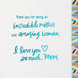 Geometric Flower Thanks and Love Card for Mom, , large image number 2