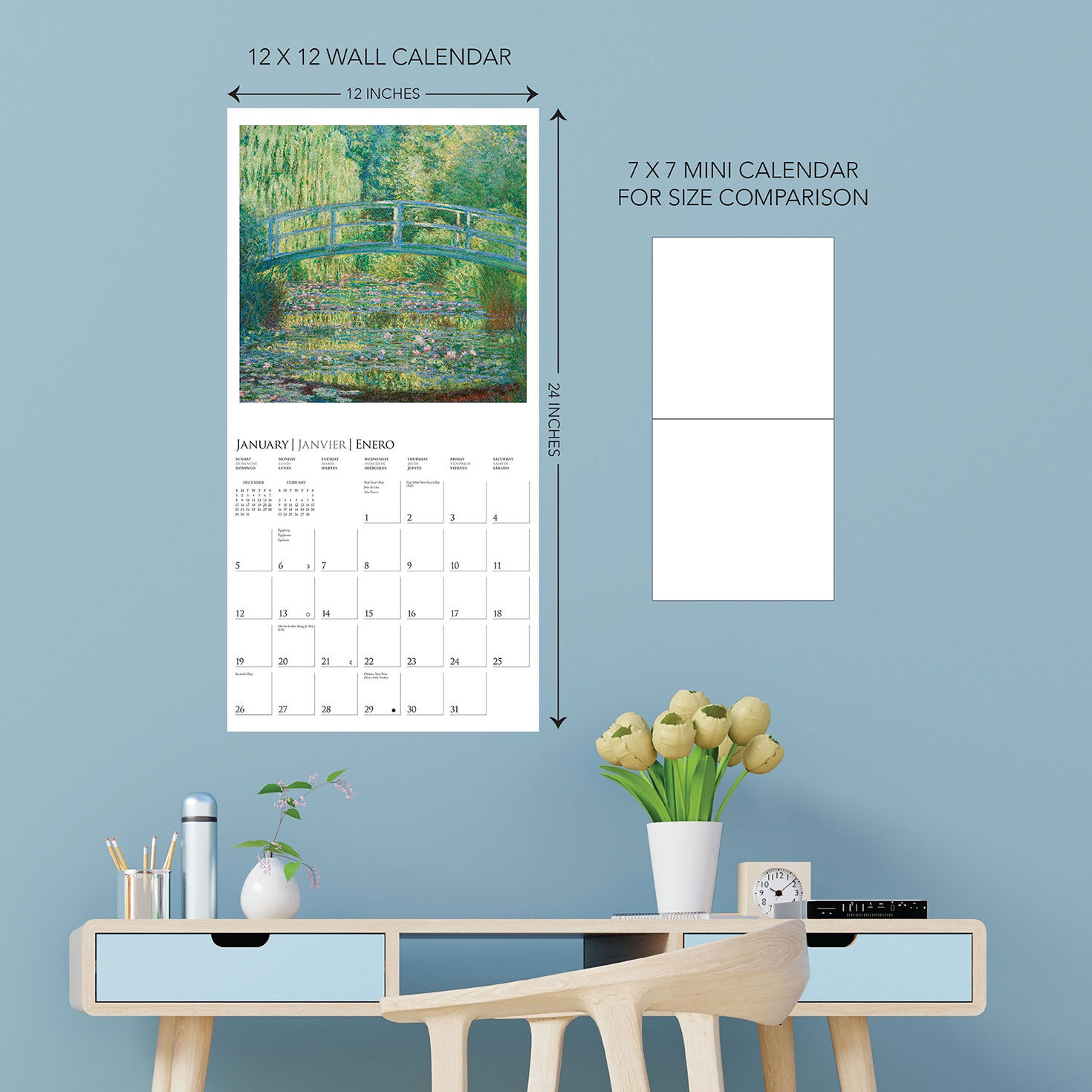 Graphique Claude 2025 Wall Calendar Calendars & Planners Hallmark