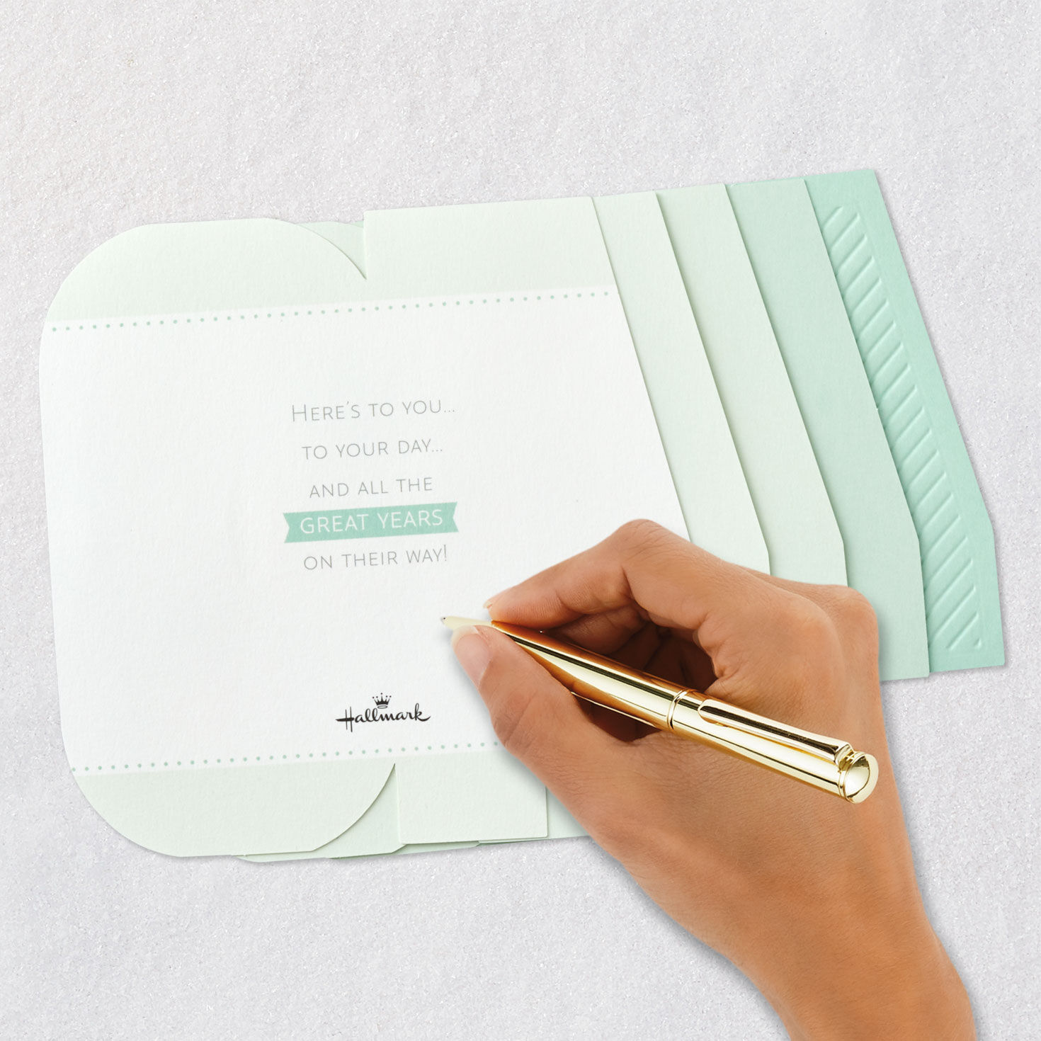 Here's to You 3D Pop-Up 40th Birthday Card, , large image number 6