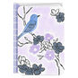 Bluebird on Flowering Branch Blank Card Card Front image number 1