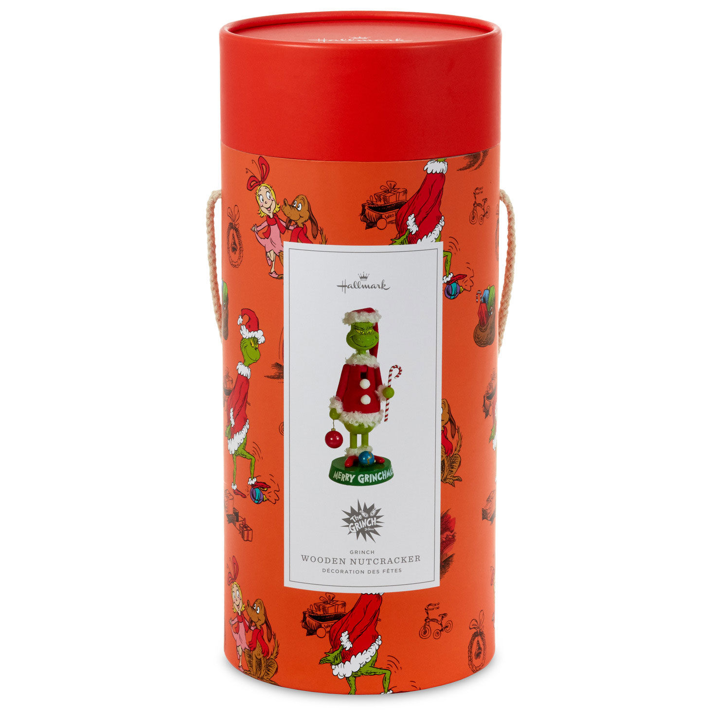 Dr. Seuss's How the Grinch Stole Christmas!™ Grinch in Santa Suit Nutcracker Figurine, 12" for only USD 68.99 | Hallmark