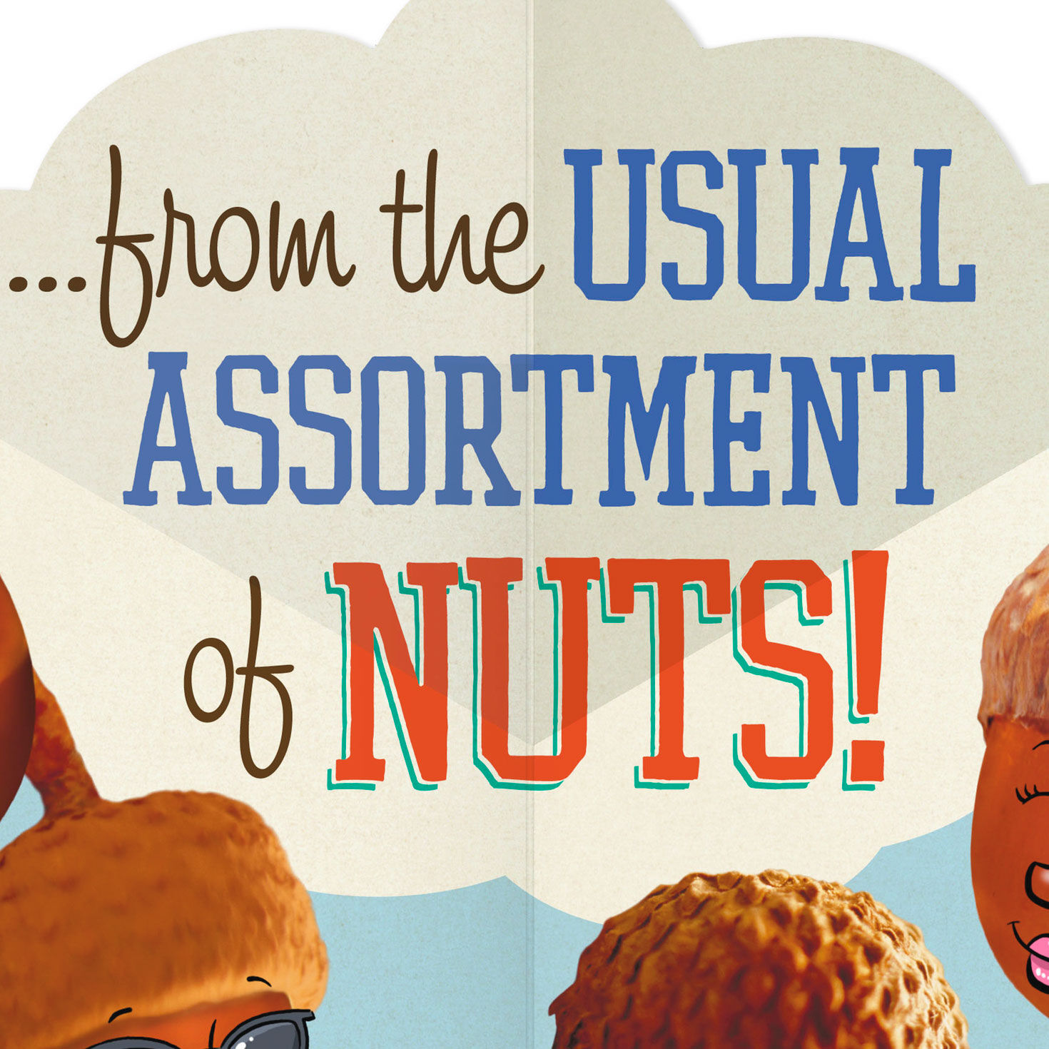 Squirrel and Nuts Funny Pop-Up Boss's Day Card From All sentiment image number 3