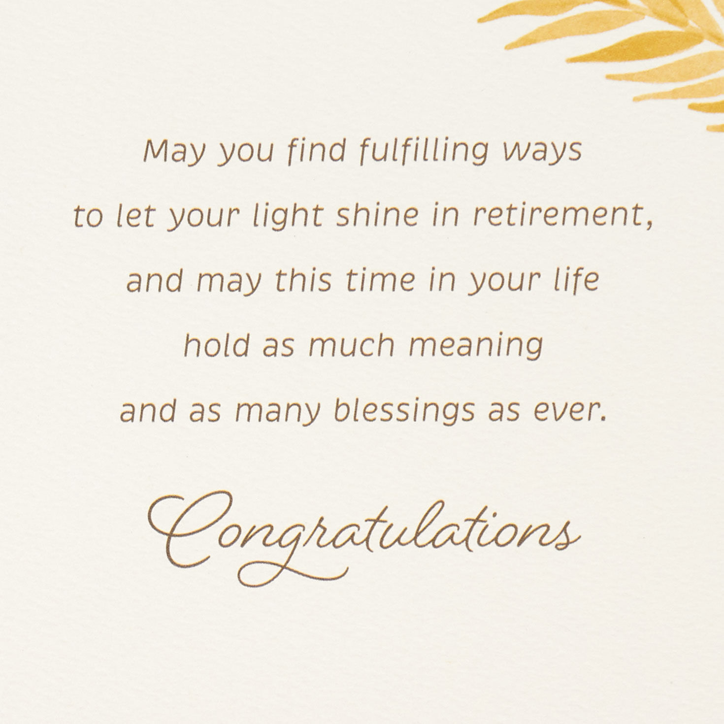 Let Your Light Shine Religious Retirement Card, , large image number 2