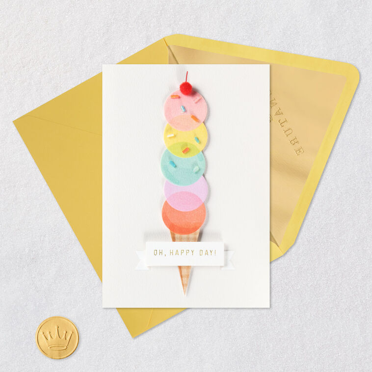 All the Scoops and All the Love Birthday Card, , large image number 5