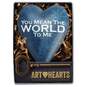World to Me Art Heart Sculpture, 4", , large image number 4