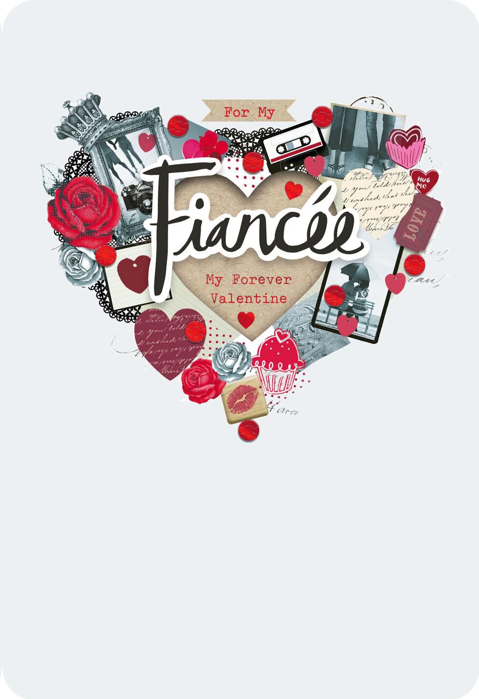 For My Fiancée Valentine's Day Card