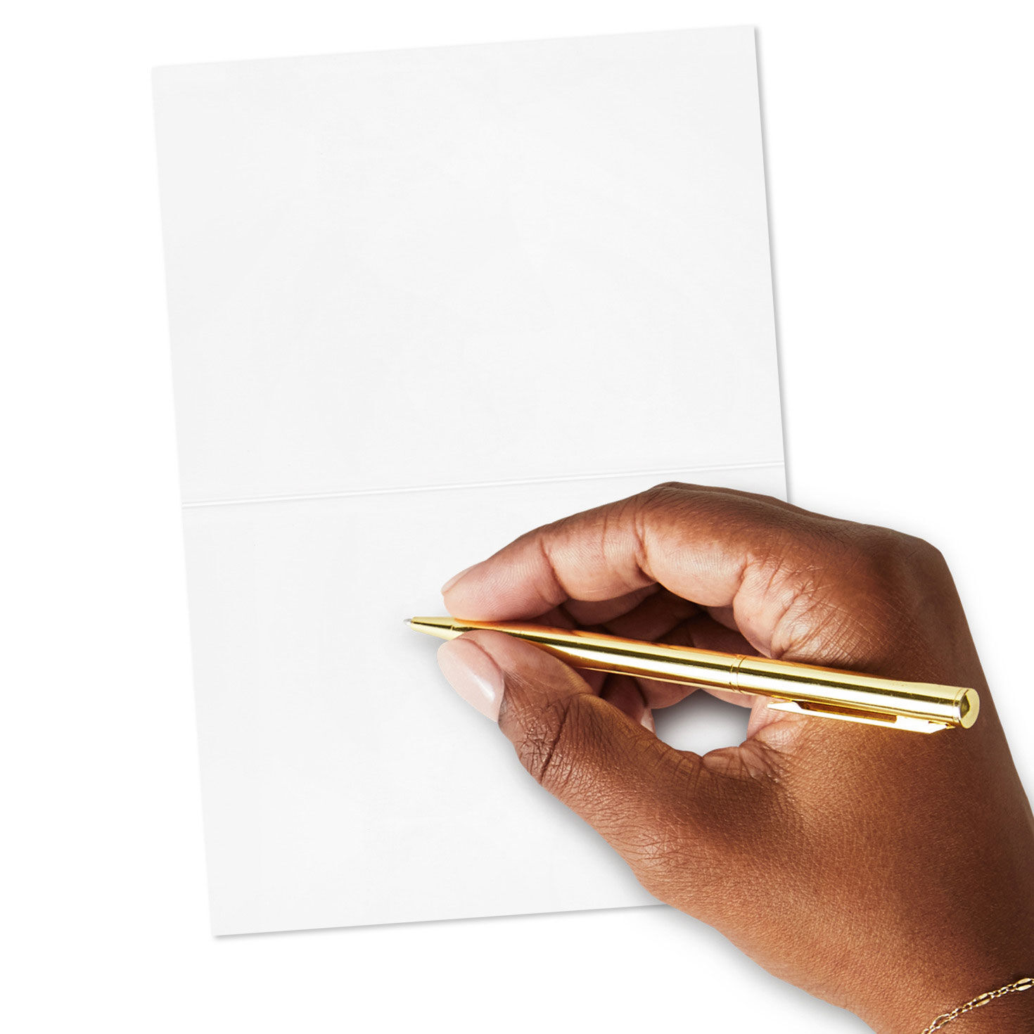 High Five on Blue Blank Note Cards Pack Signing card image number 5