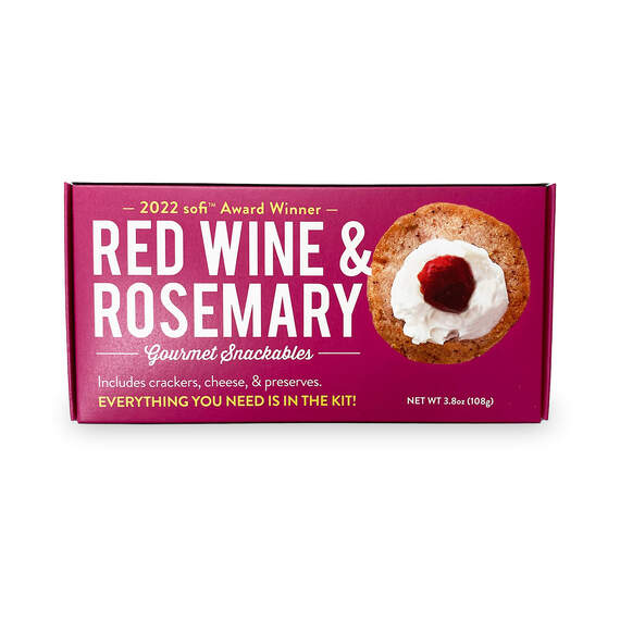 Crackerology Red Wine & Rosemary Gourmet Snackables Cracker Kit