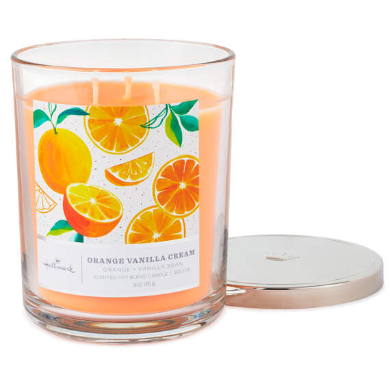 Orange Vanilla Cream 3-Wick Jar Candle, 16 oz., , large image number 3