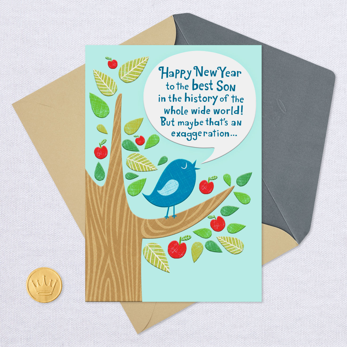 For the Best Son in the World Rosh Hashanah Card, , large image number 5